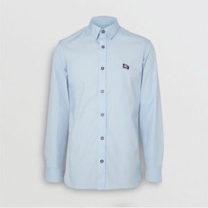 AUTHENTIC Burberry Mens Blue Dress shirt